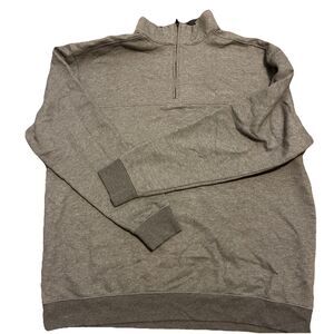 Columbia Men’s Gray Fleece 1/4 Zip Pullover Sweatshirt Long Sleeve XXL Thermal